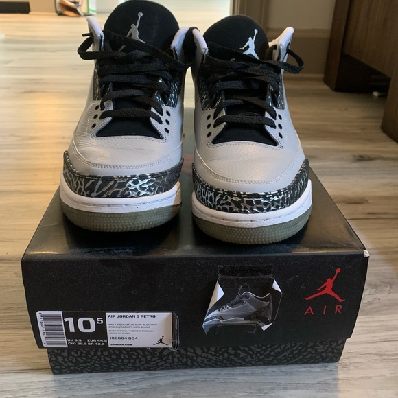 Air Jordan Retro 3 - Wolf Grey - 2014 Release - Limited Edition - Picture 4 of 7